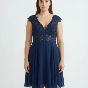 Cocktailjurk Queensize Émeraude Élégance 9409