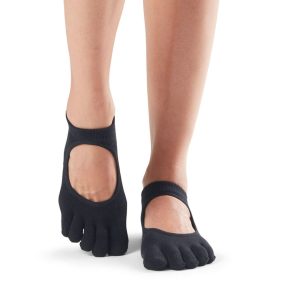 Antislip Sokken Bellarina Met Tenen Zwart – ToeSox