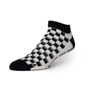 Antislip Sokken Mannen Low Rise Checkers – Base33