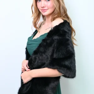 Royal Flare – Faux Fur Shawl Bont sjaal PJ-0010