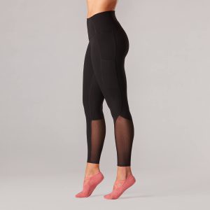 High Waisted 7/8 Sportlegging Stash & Dash Ebony – Tavi Noir