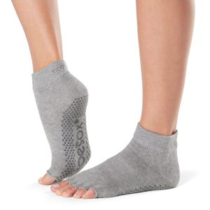 Antislip Sokken Ankle Open Tenen Grijs – ToeSox